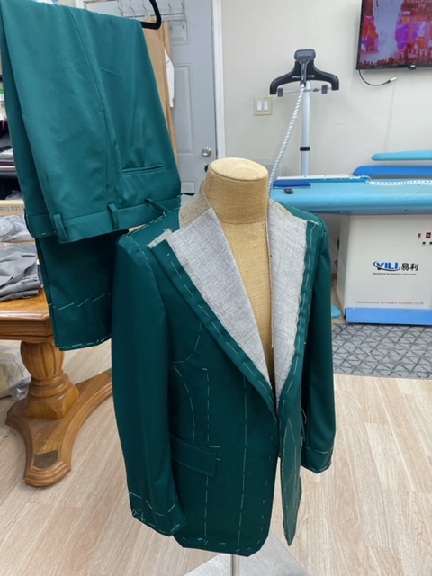 with pants Custom made men's wedding suit